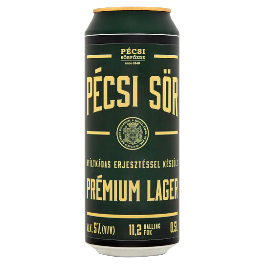 Pécsi prémium lager sör - 0,5L
