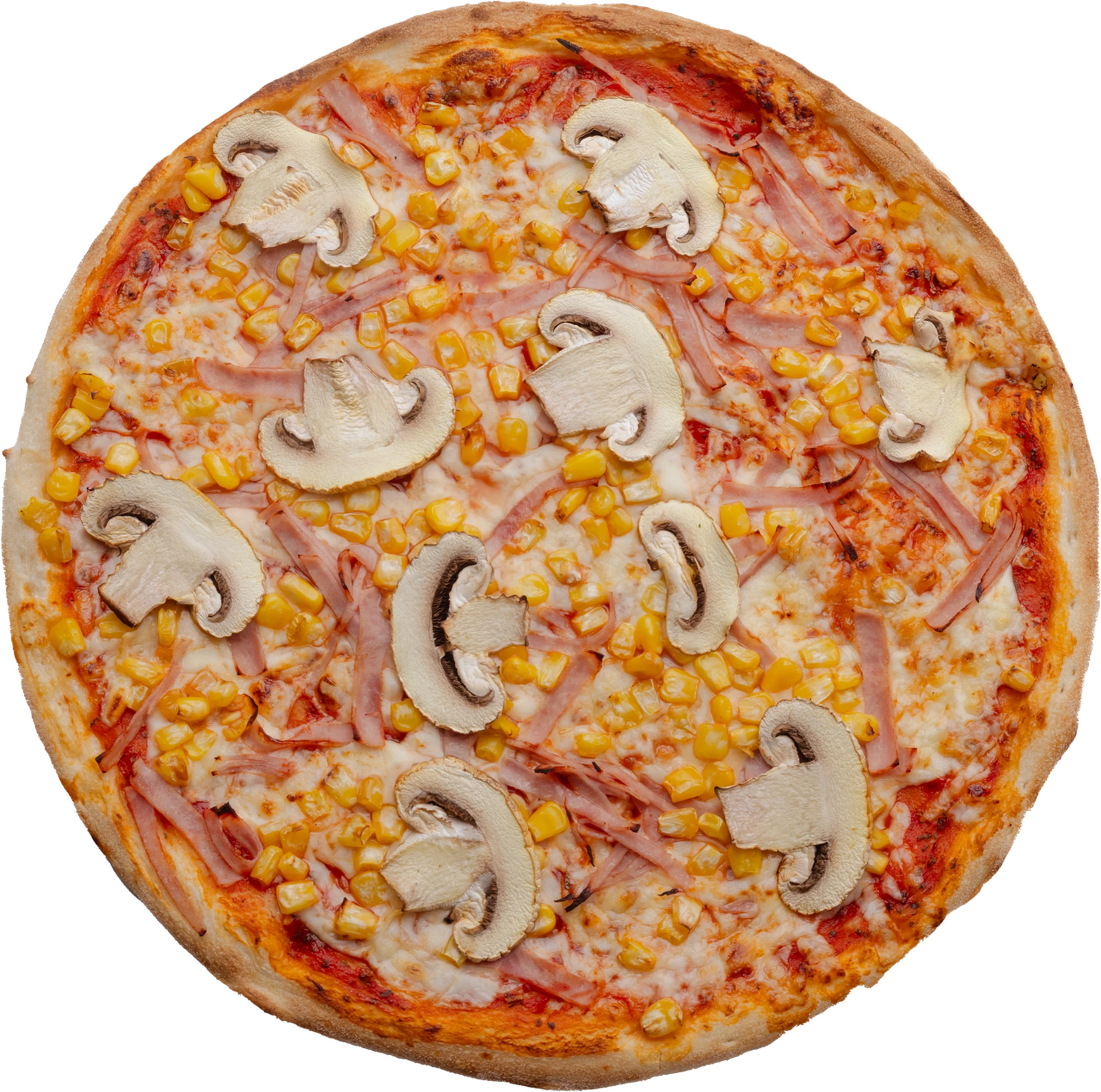 Sonkás, gombás, kukoricás - 45cm